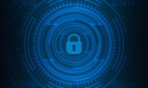 Digital lock symbolising AI brand protection by BrandGuard Elite